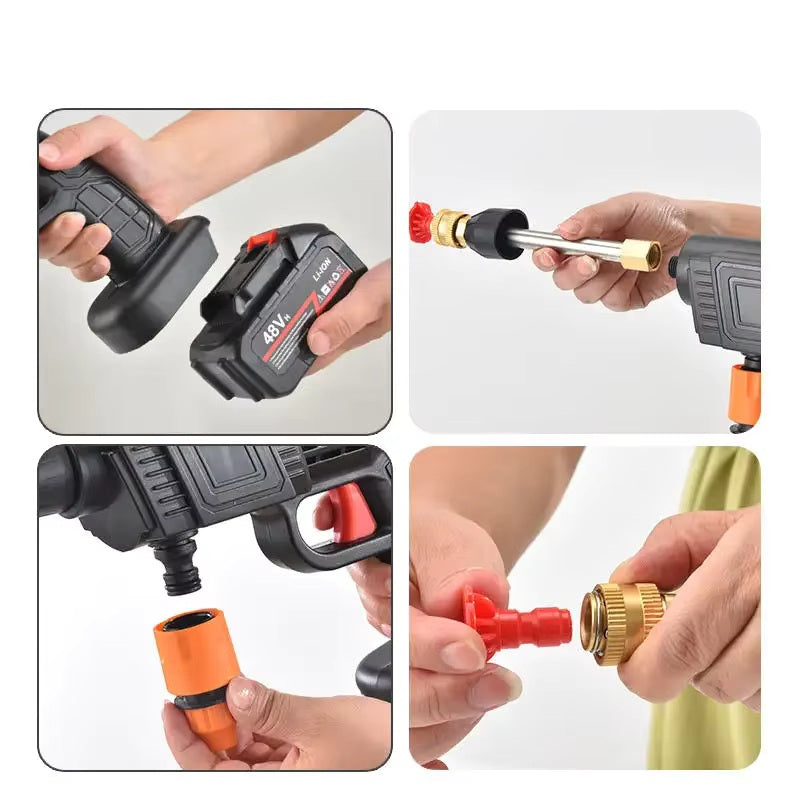 Double Battery Car Washer Gun